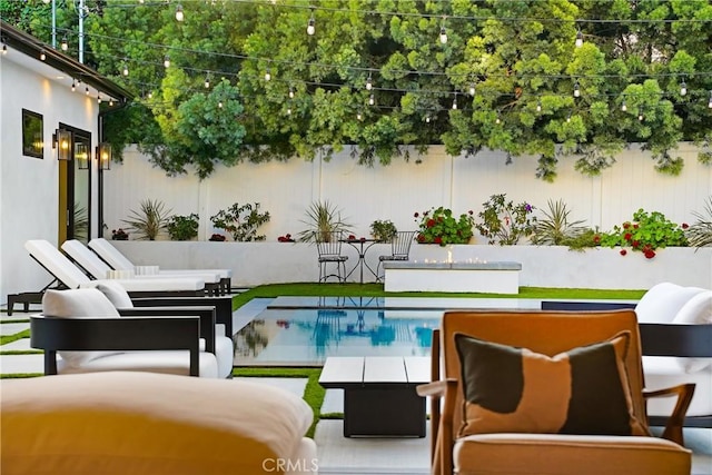 4949 Petit Ave, Encino, CA 91436 - outdoor pool with a fenced backyard