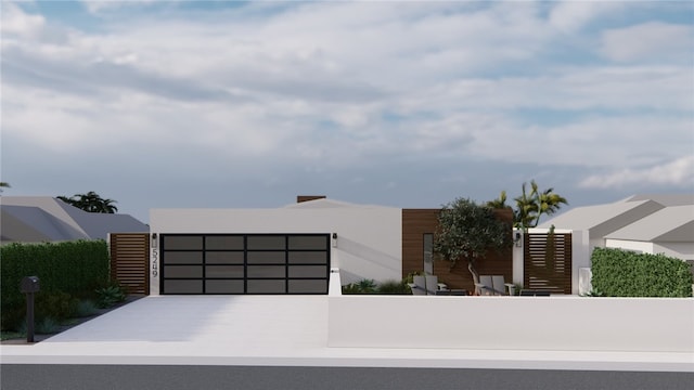 view of front of house featuring stucco siding