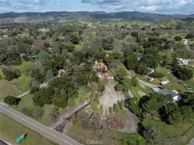 13155 San Antonio Rd, Atascadero, CA 93422 - aerial overview of property's location with a mountainous background