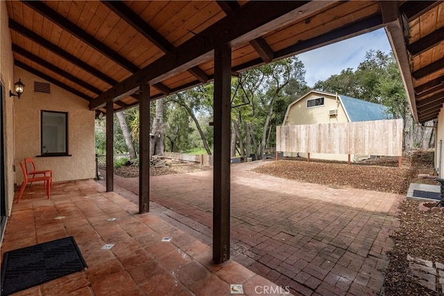 13155 San Antonio Rd, Atascadero, CA 93422 - view of patio / terrace with fence