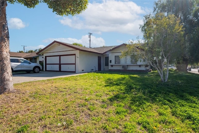 1924 Royalty Dr, Pomona, CA 91767 - ranch-style home featuring driveway, a garage, and a front lawn
