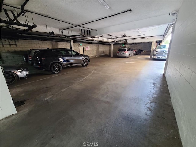 view of parking deck