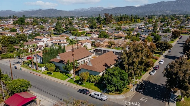 1935 Royalty Dr, Pomona, CA 91767 - bird's eye view with a residential view and a mountain view