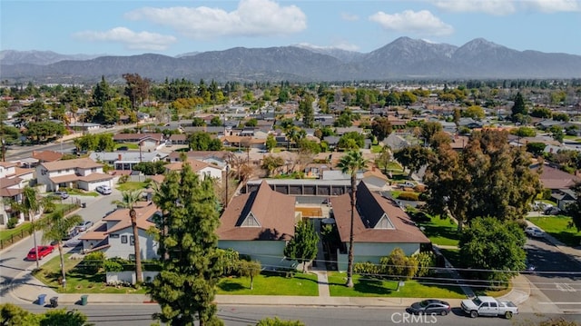 1935 Royalty Dr, Pomona, CA 91767 - aerial view featuring a residential view and a mountain view
