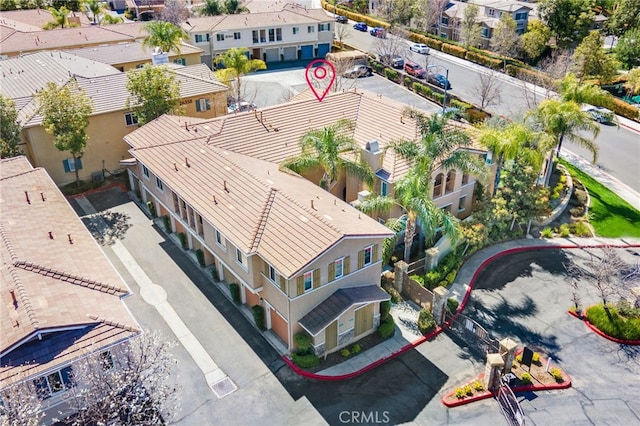 bird's eye view featuring a residential view