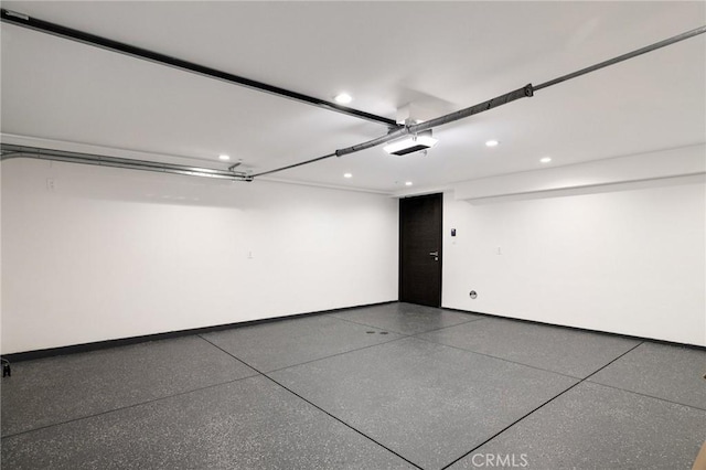 201 S Juanita Ave, Redondo Beach, CA 90277 - garage featuring recessed lighting and a garage door opener
