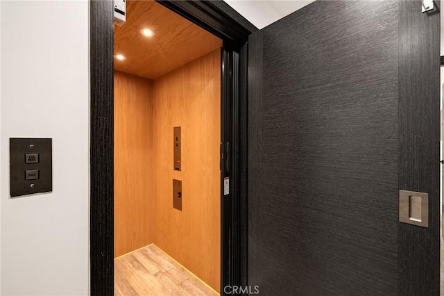 201 S Juanita Ave, Redondo Beach, CA 90277 - elevator featuring wood finished floors