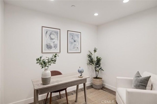 201 S Juanita Ave, Redondo Beach, CA 90277 - office featuring light wood finished floors and recessed lighting