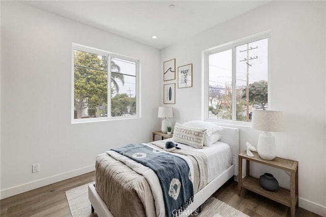 201 S Juanita Ave, Redondo Beach, CA 90277 - bedroom featuring wood finished floors and recessed lighting