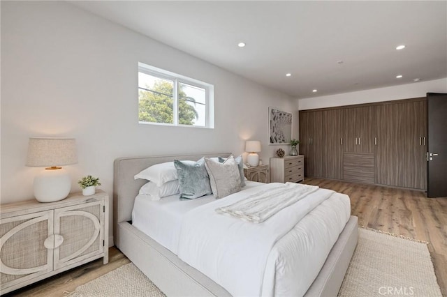 201 S Juanita Ave, Redondo Beach, CA 90277 - bedroom featuring recessed lighting and wood finished floors