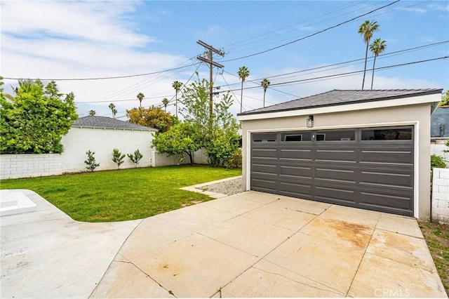 3876 Edgehill Dr, Los Angeles, CA 90008 - view of detached garage