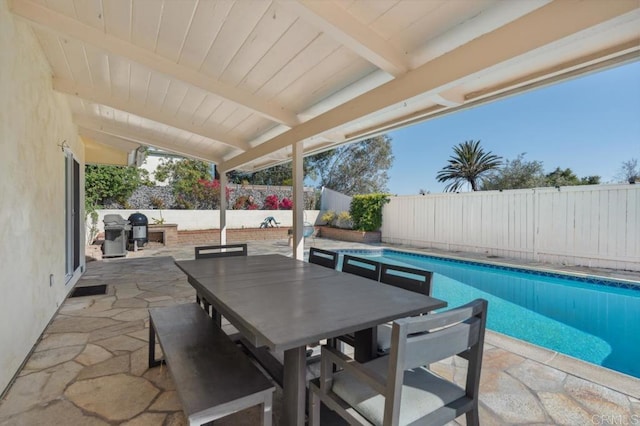 5171 College Gardens Ct, San Diego, CA 92115 - fenced backyard with a patio area and grilling area