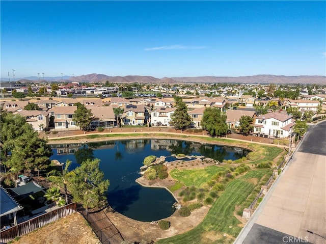 3070 Sand Pine Trl, Hemet, CA 92545 - birds eye view of property featuring a residential view and a water and mountain view