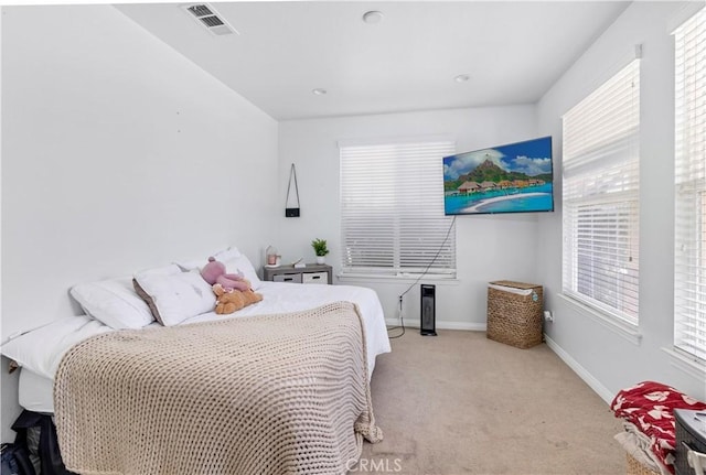 3070 Sand Pine Trl, Hemet, CA 92545 - carpeted bedroom featuring visible vents and baseboards