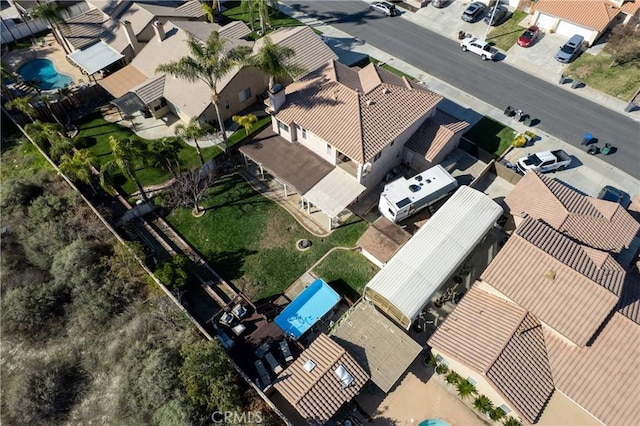 bird's eye view featuring a residential view
