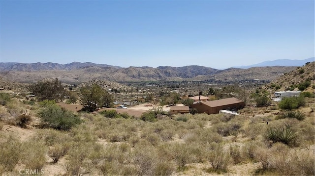 view of mountain feature