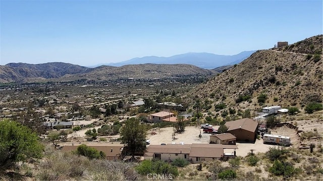view of mountain feature