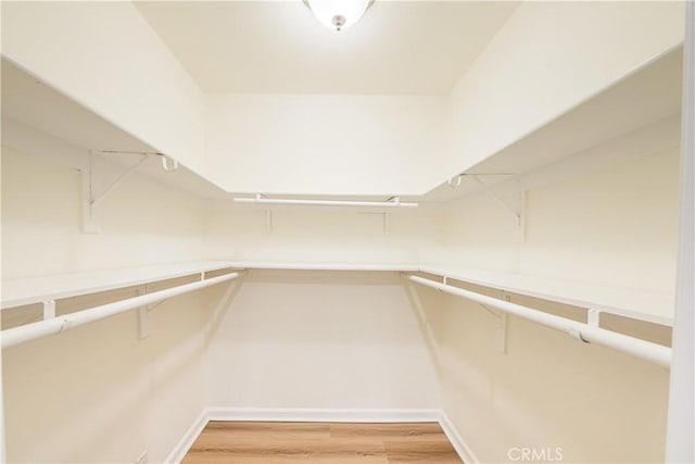 7320 Hawthorn Ave Unit 111, Los Angeles, CA 90046 - walk in closet featuring light wood-type flooring