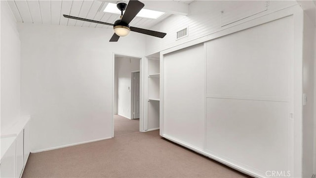 3317 Lees Ave, Long Beach, CA 90808 - unfurnished bedroom featuring carpet flooring, a closet, a ceiling fan, and baseboards