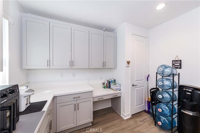 14161 Olivia Ct, La Mirada, CA 90638 - interior space with recessed lighting and light wood-style flooring