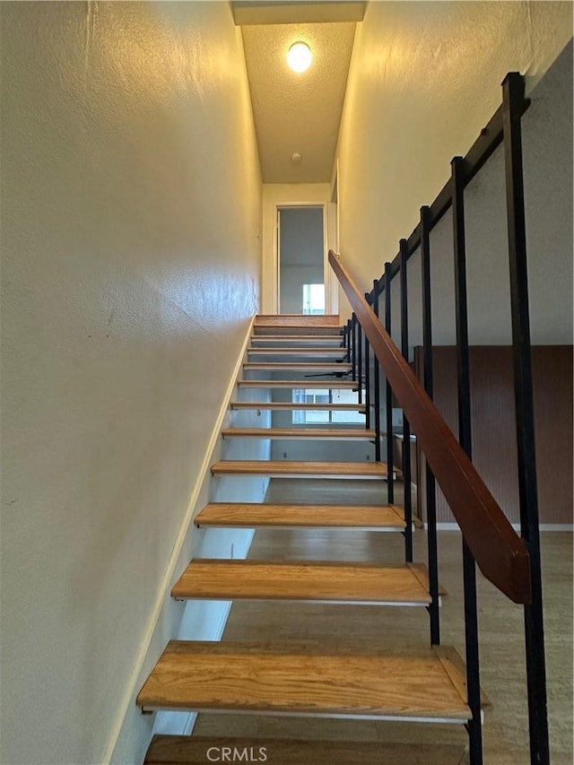 view of stairway