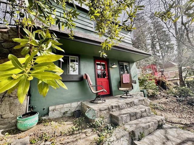 28019 N Shore Rd, Lake Arrowhead, CA 92352 - doorway to property