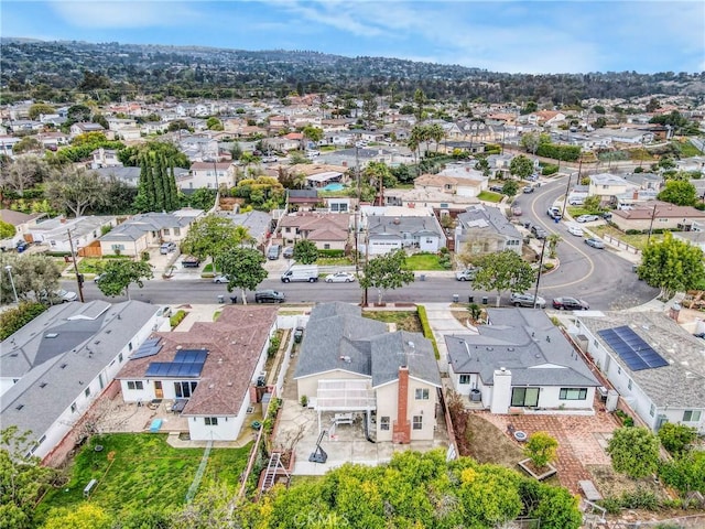 birds eye view of property featuring a residential view