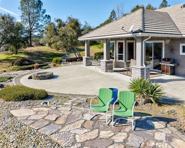 45500 Right Rd, Ahwahnee, CA 93601 - view of patio / terrace with grilling area