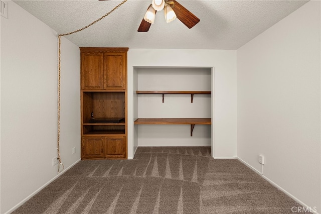 1021 Pebble Beach Dr, Upland, CA 91784 - spacious closet with ceiling fan and dark colored carpet