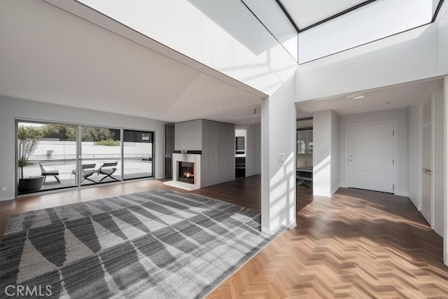 1021 Pebble Beach Dr, Upland, CA 91784 - unfurnished living room featuring a fireplace with flush hearth