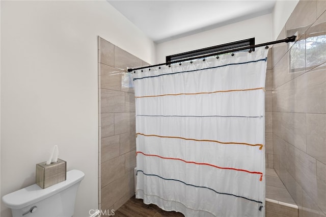6 Via Presea, Coto De Caza, CA 92679 - bathroom featuring tiled shower and toilet