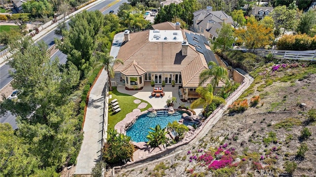 6 Via Presea, Coto De Caza, CA 92679 - aerial view of property and surrounding area with a pool area