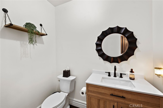 6 Via Presea, Coto De Caza, CA 92679 - bathroom with vanity, toilet, and baseboards