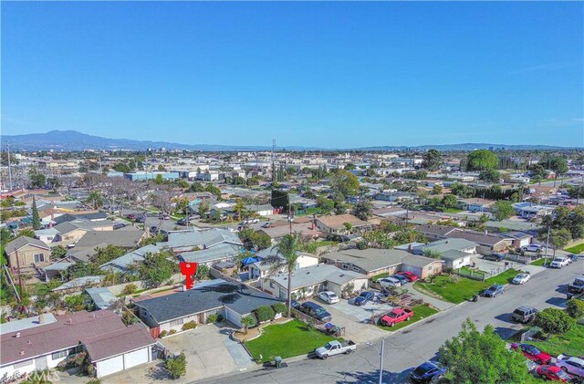 13602 Lanning St, Garden Grove, CA 92843 - aerial view of residential area featuring mountains