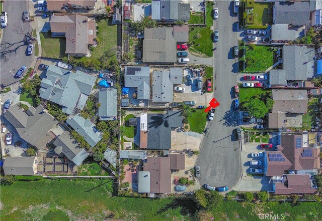 13602 Lanning St, Garden Grove, CA 92843 - aerial overview of property's location with nearby suburban area
