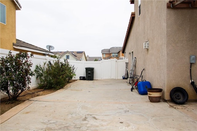 view of patio / terrace featuring a fenced backyard