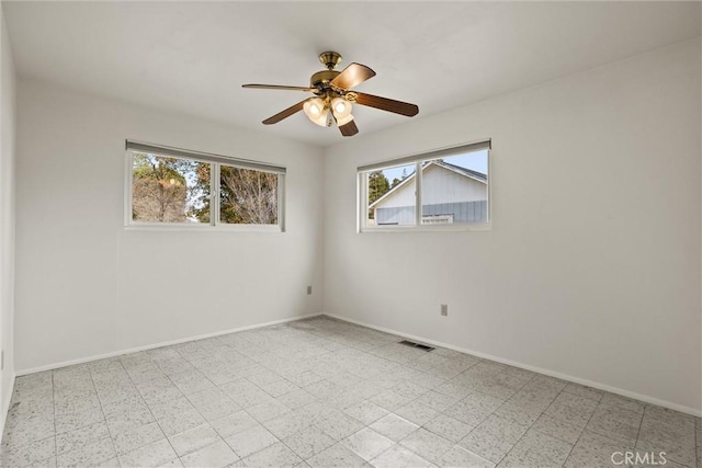 2909 Carlene Pl, Chico, CA 95973 - unfurnished room with baseboards and ceiling fan