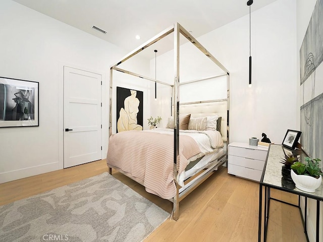 18852 Canyon Crest Dr, Villa Park, CA 92861 - bedroom with light wood finished floors and baseboards