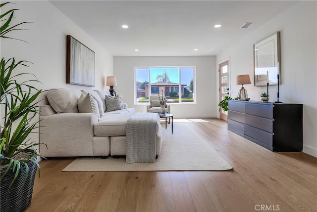 5039 W 135th St, Hawthorne, CA 90250 - living room with light wood-type flooring and recessed lighting