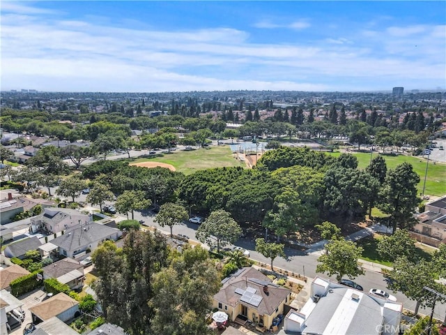 bird's eye view featuring a residential view