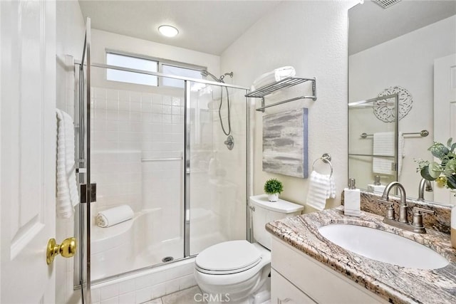 3184 Toopal Dr, Oceanside, CA 92058 - bathroom featuring vanity and a stall shower