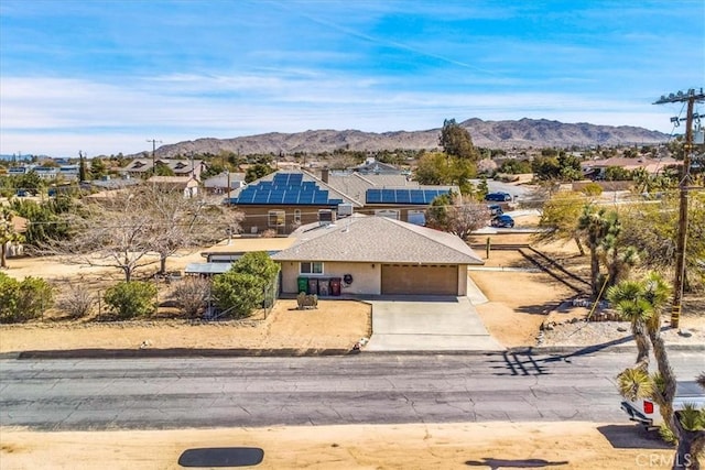 57716 Juarez Dr, Yucca Valley, CA 92284 - aerial perspective of suburban area with mountains