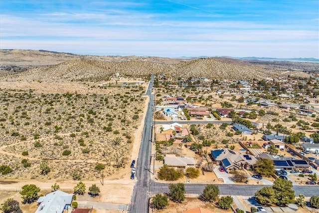 57716 Juarez Dr, Yucca Valley, CA 92284 - aerial view of a desert landscape and a mountainous background