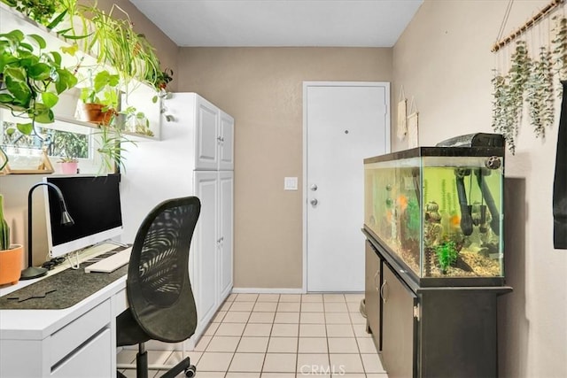57716 Juarez Dr, Yucca Valley, CA 92284 - office featuring light tile patterned flooring and baseboards