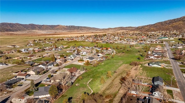 18051 Bold Venture Dr, Tehachapi, CA 93561 - aerial view with a mountain view and a residential view