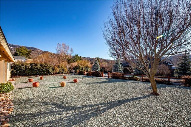 18051 Bold Venture Dr, Tehachapi, CA 93561 - view of yard with a mountain view