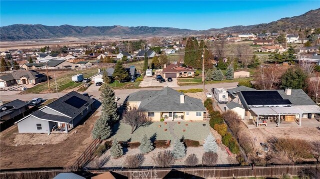 18051 Bold Venture Dr, Tehachapi, CA 93561 - birds eye view of property featuring a residential view and a mountain view