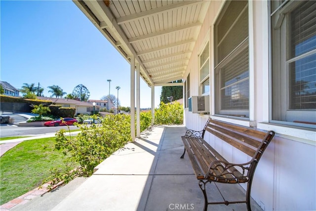view of patio / terrace with covered porch