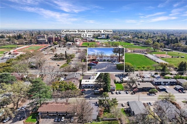 609 Rancheria Dr, Chico, CA 95926 - drone / aerial view