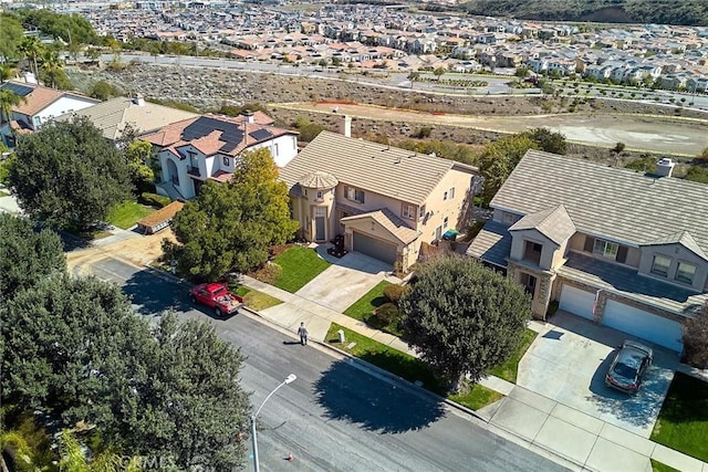 4224 Castlepeak Dr, Corona, CA 92883 - aerial view with a residential view